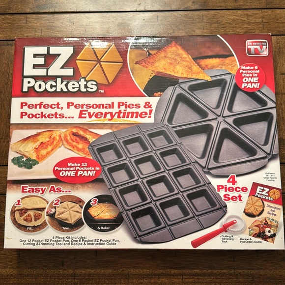 Server Rolling Rack 18 Rack As Seen On TV | Kitchen | Nib As Seen On Tv Ez Pockets Non Stick Steel ...